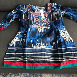 Multicolor Indian Kurti top